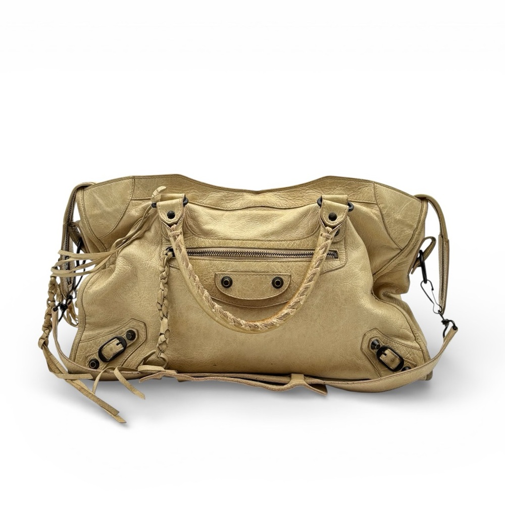 Balenciaga Classic City Bag Parchemin Distressed Leather Vintage